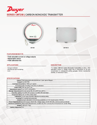 Thumbnail of document Data Sheet - CMT200 Carbon Monoxide Transmitter